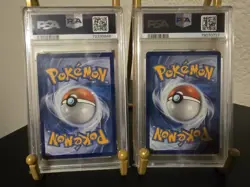 PSA 7 NM 2016 P.M. XY BLACK STAR MEWTWO EX PROMO PAIR #XY183 & #XY107 - Image 2