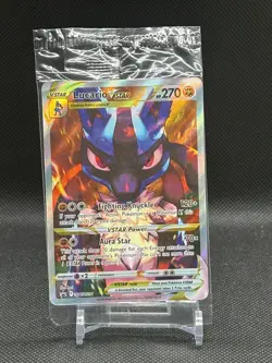 Lucario VSTAR SWSH291 Pokemon Crown Zenith Black Star Promo SEALED - Image 1