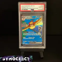 Pidgeot ex 225 PSA 10 Pokemon SV03 Obsidian Flames - Image 1