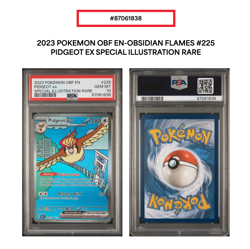 Pidgeot ex 225 PSA 10 Pokemon SV03 Obsidian Flames - Image 3