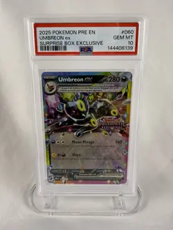 Pokemon Prismatic Evolutions Surprise Box Exclusive Umbreon ex 060/131 PSA 10 - Image 1