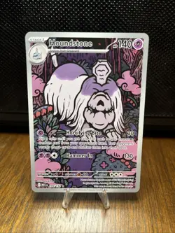Pokemon TCG - Houndstone 145/132 - Mega Evolutions - Illustration Rare Full Art - Image 1