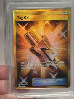 PSA 10 Tag Call 270 Pokemon 2019 Sun & Moon Cosmic Eclipse Full Art Secret Gold - Image 3