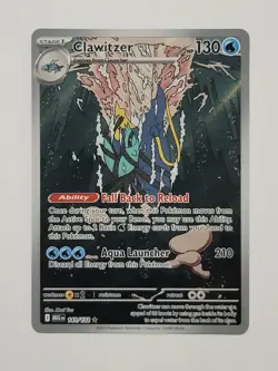 Clawitzer 141/132 Illustration Rare Pokemon Mega Evolution NM - Image 1