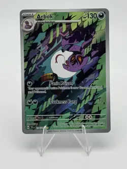 Arbok 176/162 SV05: Temporal Forces Holo Pokemon TCG - NM - Image 1