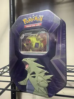 Pokemon TCG Triple Whammy Collector's Tin - Tyranitar - SEALED - Image 1