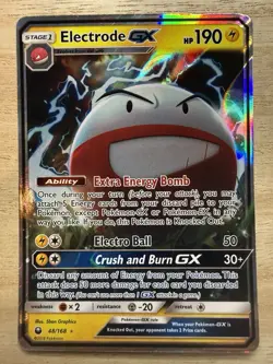 ELECTRODE GX - #48/168 - Ultra Rare Sun & Moon: Celestial Storm - Pokemon TCG - Image 1