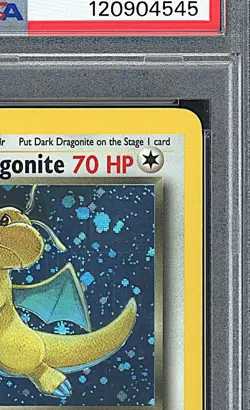 DARK DRAGONITE 2000 Pokemon Team Rocket 1st Edition Holo #5 - PSA 8 -545 - Image 4