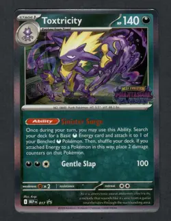 Toxtricity (017) (Prerelease) [Mega Evolution Promo] Near Mint Holofoil - Image 1