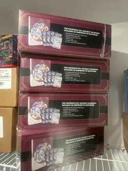 Pokemon TCG 2025 Holiday Advent Calendar New Sealed lot of 4 boxes - Image 4