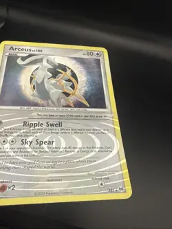 Arceus () Holo Rare Arceus AR5 Heavy Played Pokemon TCG - Image 5