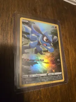 Pokemon Crown Zenith Galarian Gallery Riolu GG26/GG70 Ultra Rare Full Art Holo - Image 1