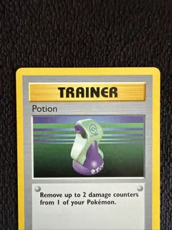 Pokemon TCG Potion 94/102 Base Set Shadowless 1st Edition LP - Image 3
