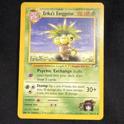 Pokemon TCG Erika's Exeggutor Gym Heroes 44/132 2000 - Image 1