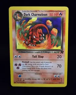 Pokemon TCG - DARK CHARMELEON - 32/82 - UNLIMITED - TEAM ROCKET (2000) - LP/NM - Image 1