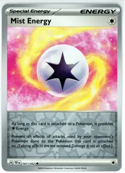 Pokemon TCG Mist Energy 161/162 Sv05: Temporal Forces Reverse Holo - Image 1