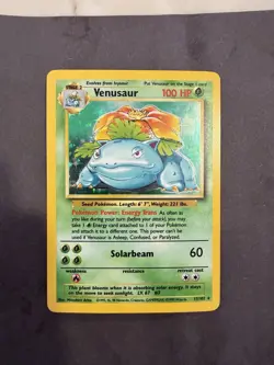 Pokemon Venusaur Base Set 15/102 Holo Rare 1999 Unlimited - Image 1