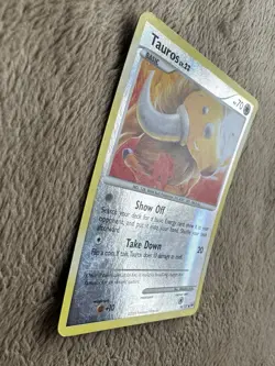 2009 Pokemon TCG Platinum Tauros Lv.23 HP70 Reverse Holo 98/127 LP/MP - Image 4