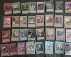 YUGIOH Noble Knight Deck With Official Card Sleeves+Laundsallyn+King Artorigus - Image 2