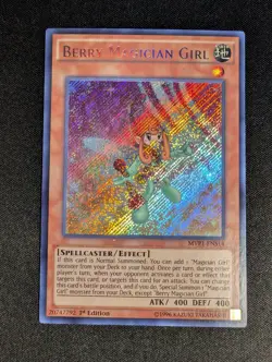 Yugioh - Magician Girl MVP1-ENS14 1st edition Secret rare NM - Image 1