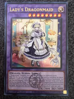 Yugioh Lady's Dragonmaid BLMM-EN049 Ultra Rare 1st Edition NM - Image 1