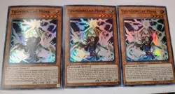 3x Thunderclap Monk SAST-EN026 1st Edition Yugioh Mint - Image 1
