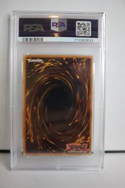 2002 YU-GI-OH! STARTER DECK: YUGI #006 DARK MAGICIAN PSA 4 excellent - Image 2