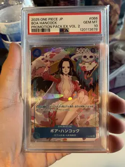 Boa Hancock P-066 Promotion Pack EX Vol. 2 One Piece Card Game Japanese - PSA 10 - Image 1
