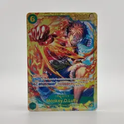 Namco Monkey.D.Luffy Secret Rare Carrying on His Will OP13-118 7000 Foil - Image 1