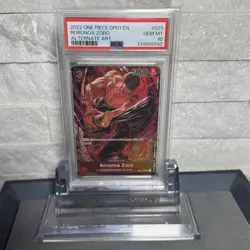 2022 One Piece OP01 Roronoa Zoro Alternate Art #025 PSA 10 Gem Mint - Image 1