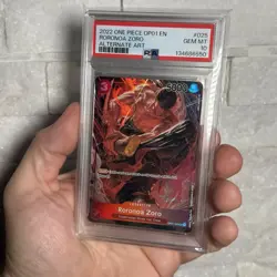 2022 One Piece OP01 Roronoa Zoro Alternate Art #025 PSA 10 Gem Mint - Image 4