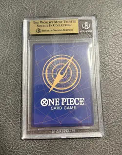 One Piece Dracule Mihawk Azure Sea's Seven Manga Alt Art OP14-119 BGS 9.5 - Image 2