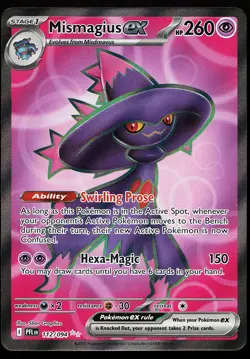 Mismagius ex 112/094 Ultra Rare Phantasmal Flames Pokemon Card - Image 1