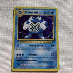 Pokemon TCG Poliwrath 25/108 XY Evolutions Set Holo Rare Pokemon Card NM - Image 1