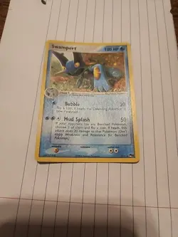 Swampert - 5/17 - Pokemon Pop Series 1 Holo Card NM - Image 1