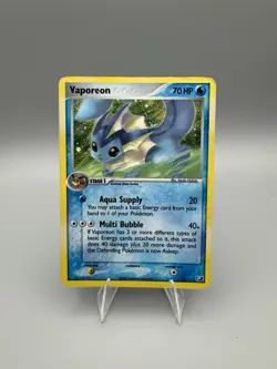 Vaporeon 19/115 Ex Unseen Forces Reverse Holo Rare LP Pokemon Card - Image 1