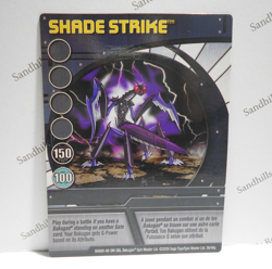 Bakugan Card - Shade Strike - Blue Ability Card - BA668 - 38/48q - 2009 - Image 1