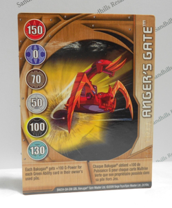 Bakugan Card - Anger's Gate - Copper Gate Card - BA654 - 24/48q - 2009 - Image 1