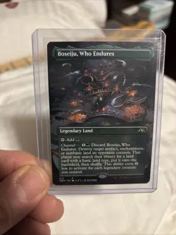MTG Magic: The Gathering Boseiju Who Endures Borderless Card Normal - Image 1