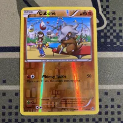 Cubone 77/162 Reverse Holo XY Breakthrough 2015 Pokemon TCG Card MP - Image 1