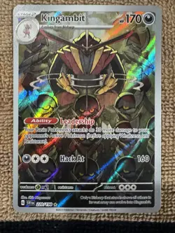 Kingambit 220/198 Scarlet & Violet Base Pokemon Card Illustration Rare - Nm/Vlp - Image 1