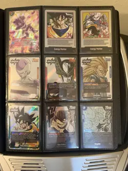 Dragon Ball Super & Fusion World Binder Collection 185 Cards NM/Mint Pack Fresh - Image 1