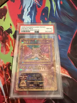 Ancient Mew 2000 Pokemon Movie Promo Card PSA 8 - Image 1