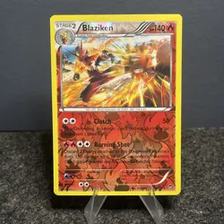 Pokemon TCG Blaziken Reverse Holo Rare Card 14/111 Furious Fists Nm - Image 1