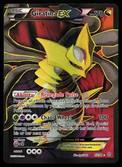 Giratina EX 93/98 Ultra Rare Full Art XY Ancient Origins Pokemon Card - Image 1