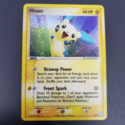 Pokemon Card Minun EX Trainer Kit 2 Plusle & Minun Holo 6/12 091 MP - Image 4