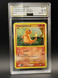 Pokemon Charmander TCG Stormfront Holo Card 101/100 Secret Rare - Image 1
