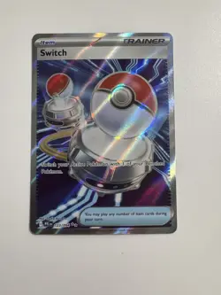 Switch Phantasmal Flames 123/094 Pokemon Card Near Mint - Image 1