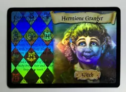 2001 HARRY POTTER TCG BASE SET HOLO FOIL RARE CARD #9/116 HERMIONE GRANGER MP - Image 1