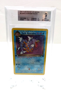 2000 Pokemon Team Rocket's 1st Edition Rare Holo Card Dark Gyarados BGS 9 Mint - Image 1
